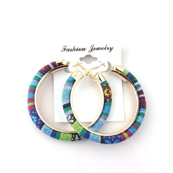 abof kente earrings blue