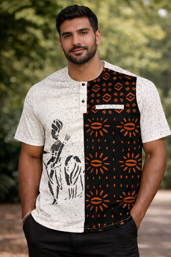 abof bogolan – warrior hunt shirt
